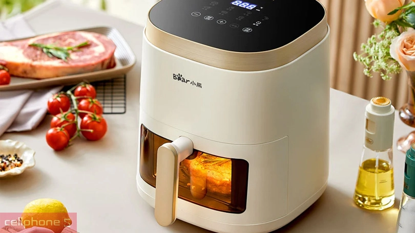 Nồi chiên không dầu Bear 5 lít QZG-F15E3 – Người bạn đồng hành đáng tin cậy