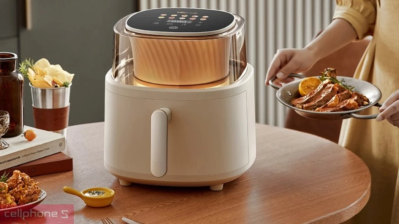 Nồi chiên không dầu Bear 6 lit QZG-F15G1 - Tinh tế, sang trọng