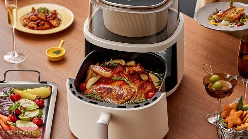 Nồi chiên không dầu Bear 6 lit QZG-F15G1 - Tinh tế, sang trọng
