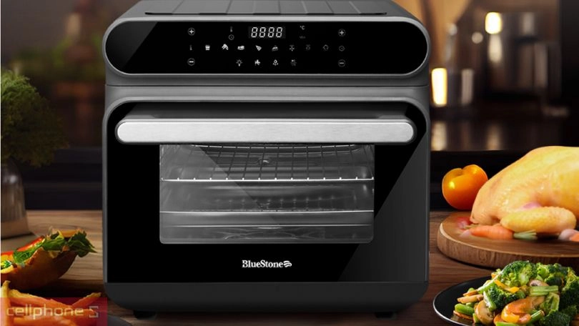 nồi chiên không dầu Bluestone điều chỉnh nhiệt độ chính xác