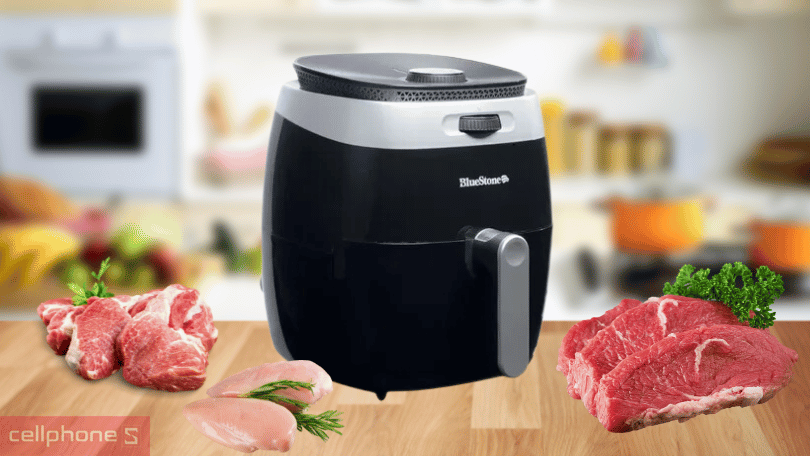 Nồi Chiên Không Dầu BlueStone 3.5 Lít AFB-5863 - hạn chế 80% lượng dầu mỡ thừa