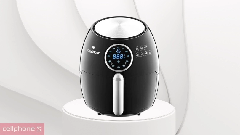 Thiết kế, màu sắc nồi chiên không dầu BlueStone 5.5 lít AFB-5873