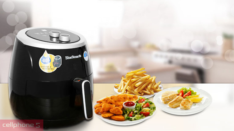 Nồi chiên không dầu BlueStone 5 lít AFB-5870 - Công suất mạnh mẽ, chất liệu cao cấp