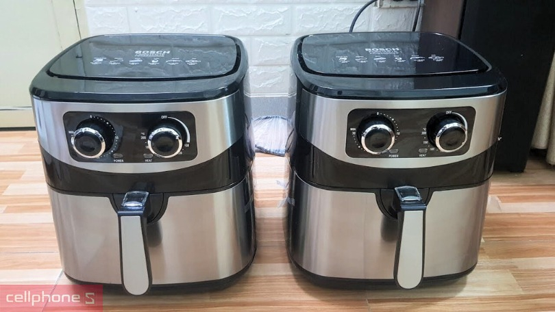 Chế độ nấu nồi chiên không dầu Bosch