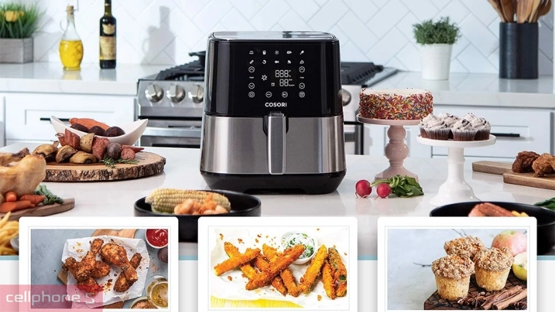 Vì sao nên mua nồi chiên không dầu Cosori CP258-AF-RAM 5.5L?