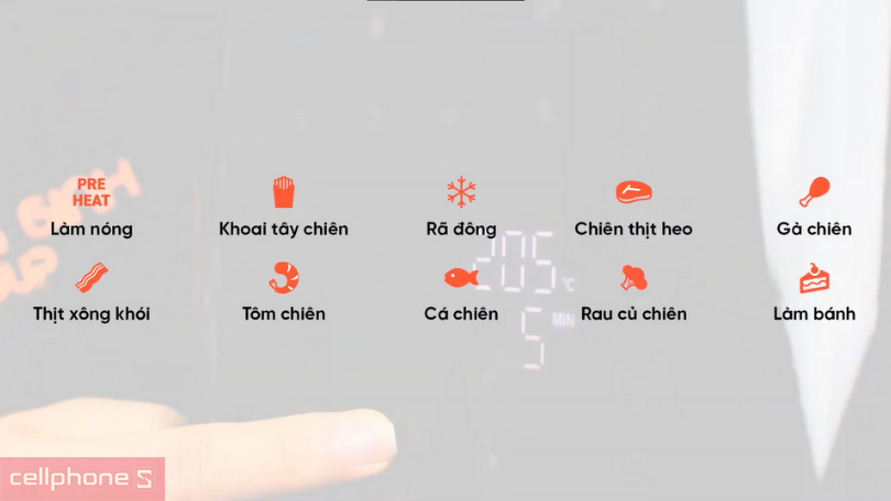 Hướng dẫn xem bảng menu chức năng của nồi