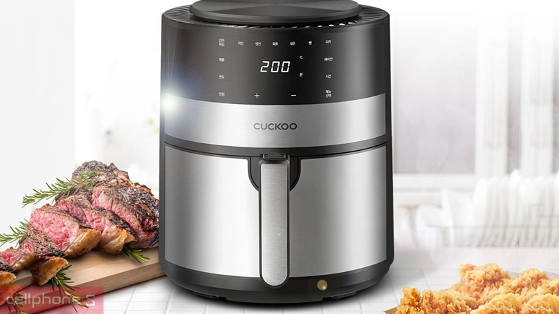 Nồi chiên không dầu Cuckoo 4.7 lít CAF-F0410T BKVNCV - Công nghệ hiện đại, đa dạng tính năng