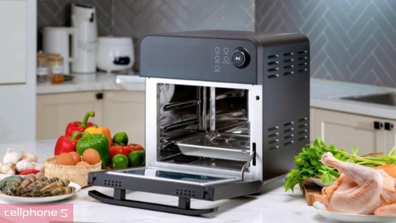 Bảng điều khiển của nồi chiên không dầu Elegant