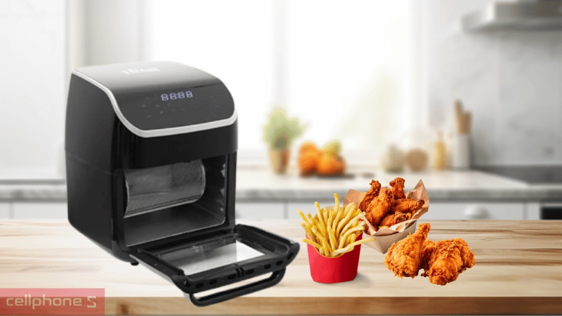 Vì sao nên mua Lò chiên không dầu Ferroli FAF-12D 12 lít?