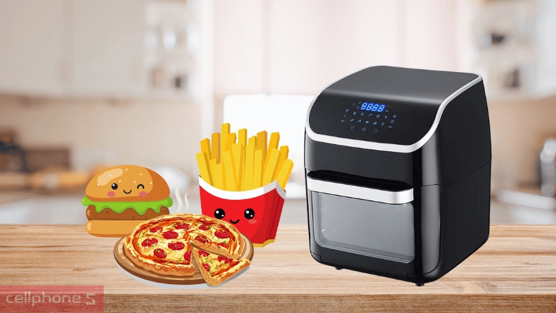 Lò chiên không dầu Ferroli FAF-12D 12 lít - Tích hợp đa dạng chế độ nấu