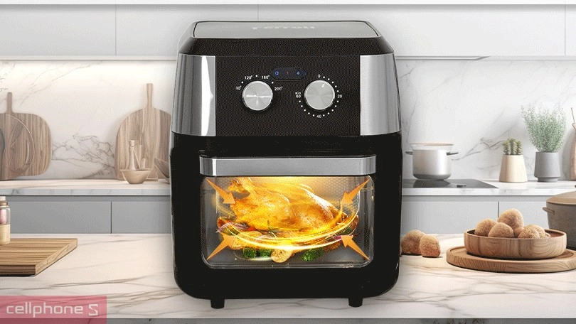 Vì sao nên mua lò chiên không dầu Ferroli FAF-12M 12 lít