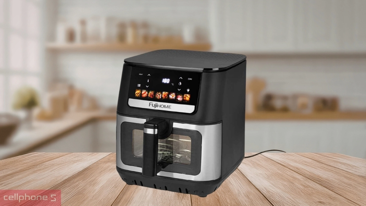 Thiết kế nồi chiên không dầu Fujihome A9DH 9 lít