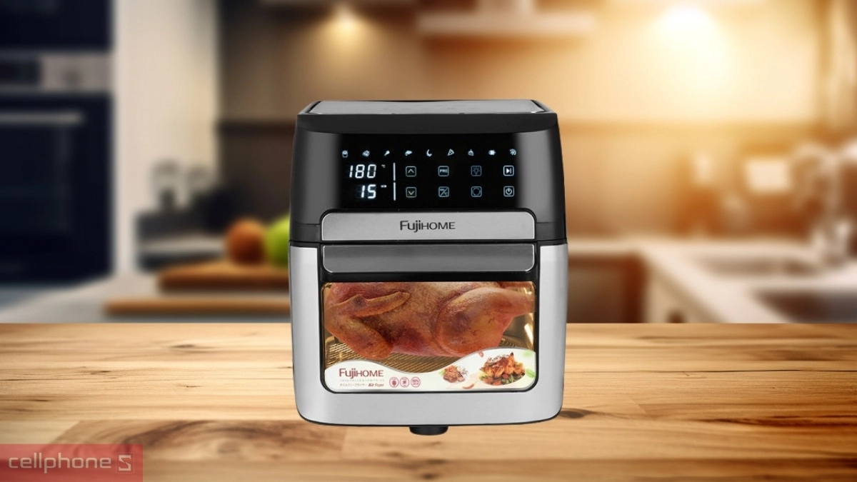 Luồng khí đối lưu của Nồi chiên không dầu Fujihome AA12DB 12 Lít