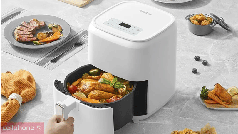 Dung tích nồi chiên không dầu Gaabor GA-E45A (4.5L)