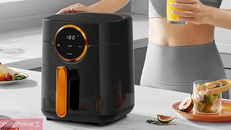 Dung tích nồi chiên không dầu Gaabor 4.5L GA-E45A01