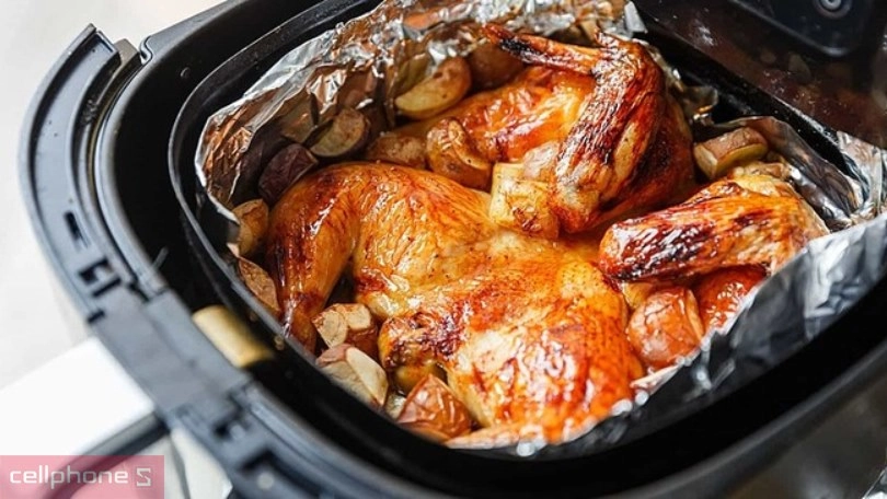 Nồi chiên không dầu Gaabor 6.5 lit AF65M BK01A - Dung tích lớn, đa chế độ nấu