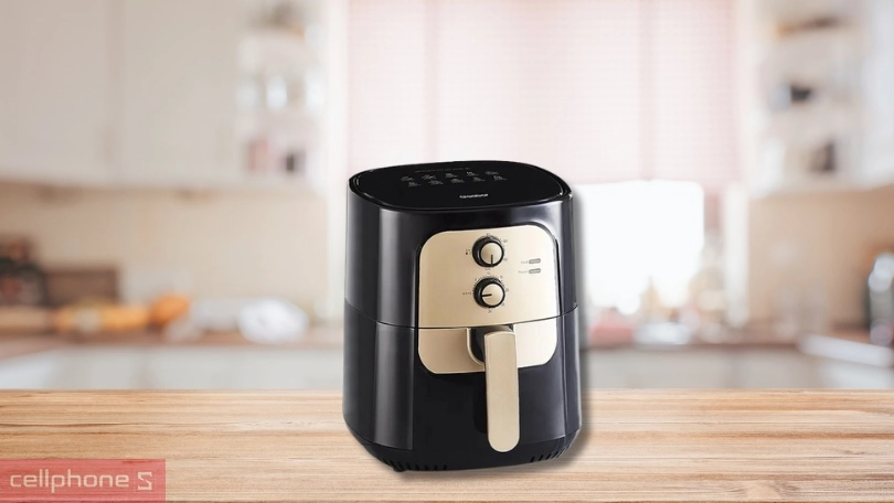 Nồi chiên không dầu Gaabor 6.5 lit AF65M BK01A - Dung tích lớn, đa chế độ nấu