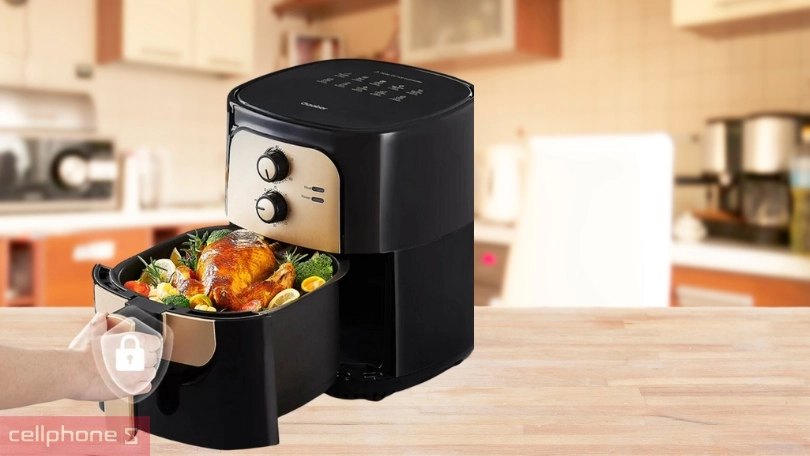 Hướng dẫn sử dụng nồi chiên không dầu Gaabor 6.5 lit AF65M BK01A chi tiết