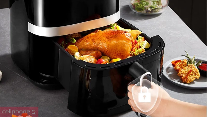 Cách sử dụng nồi chiên không dầu Gaabor 6.5 lít AF65T-BK01A