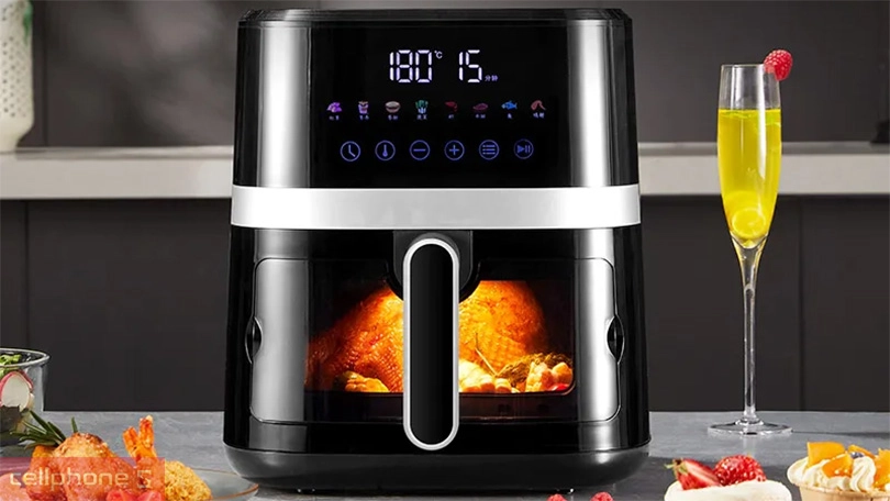 Nồi chiên không dầu Gaabor 6.5 lít AF65T-BK01A – Chiên nướng ngon mà không cần dầu mỡ