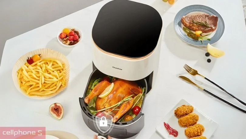 Dung tích nấu lên tới 5L, lý tưởng để chế biến được cùng lúc nhiều món ăn