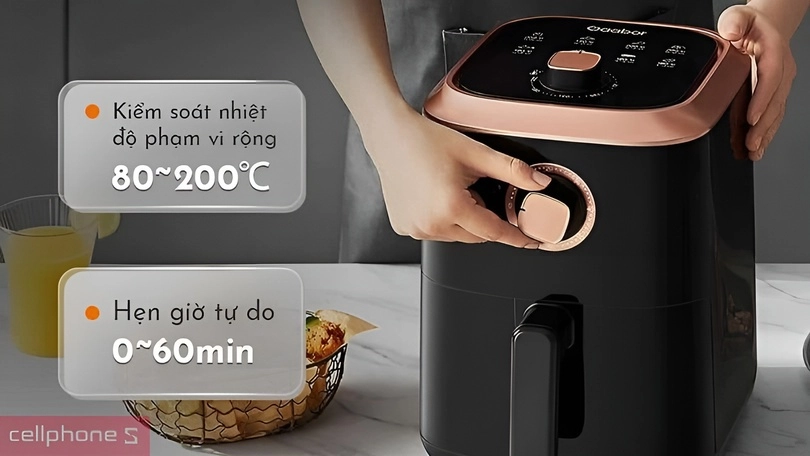 Nồi chiên không dầu Gaabor GA-M45A02 - Công suất mạnh mẽ, đa dạng chức năng