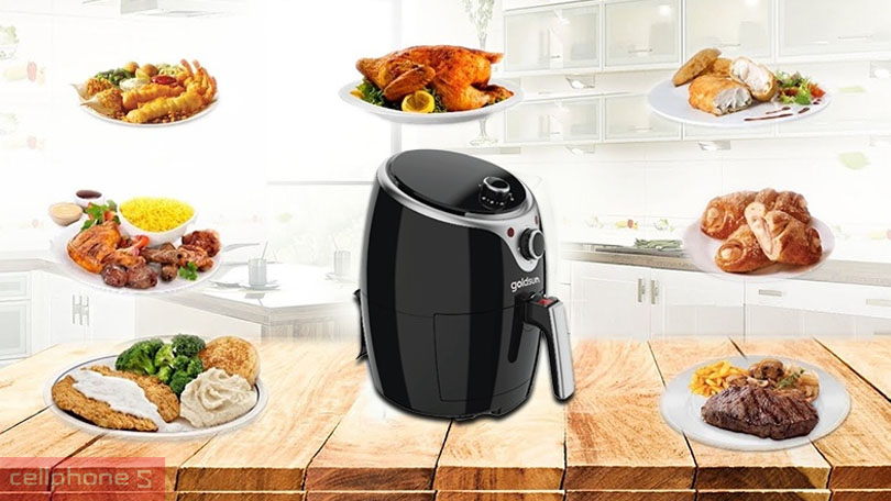 Đôi nét về nồi chiên không dầu Goldsun