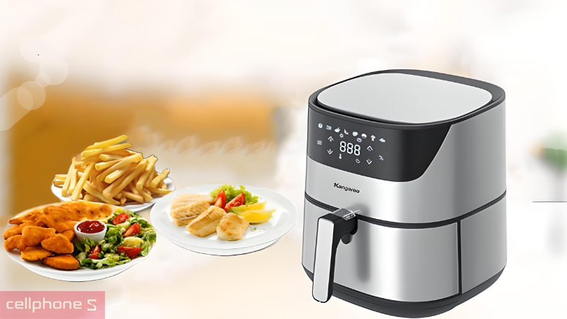 Nồi chiên không dầu Kangaroo 7 lít KG7AF2A - Nhỏ gọn, tiện dụng, chế biến tiện lợi
