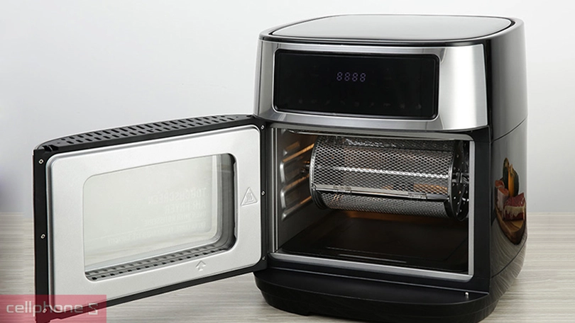 Lò chiên không dầu Kangaroo KG12AF1A 12 lít - Thiết kế nhỏ gọn, đa chức năng nấu