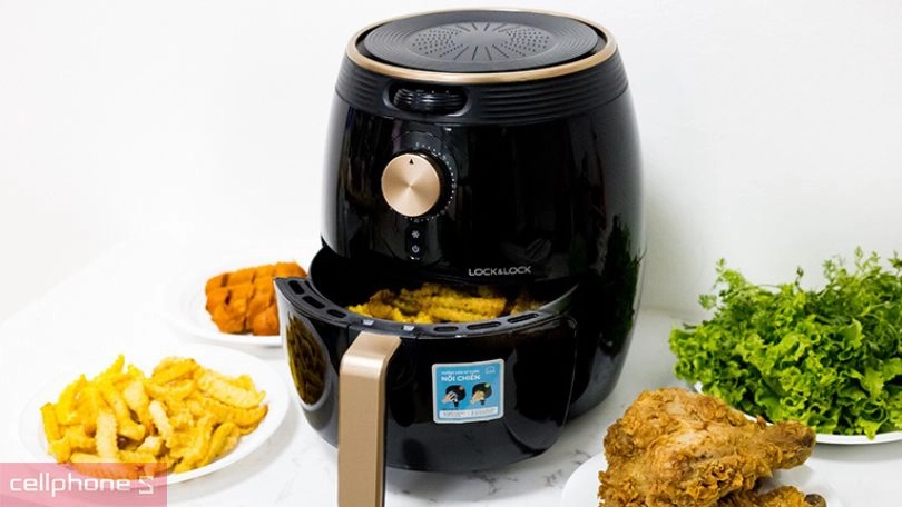 ồi chiên không dầu Lock&Lock nổi tiêng 40 năm trong ngành gia dụng