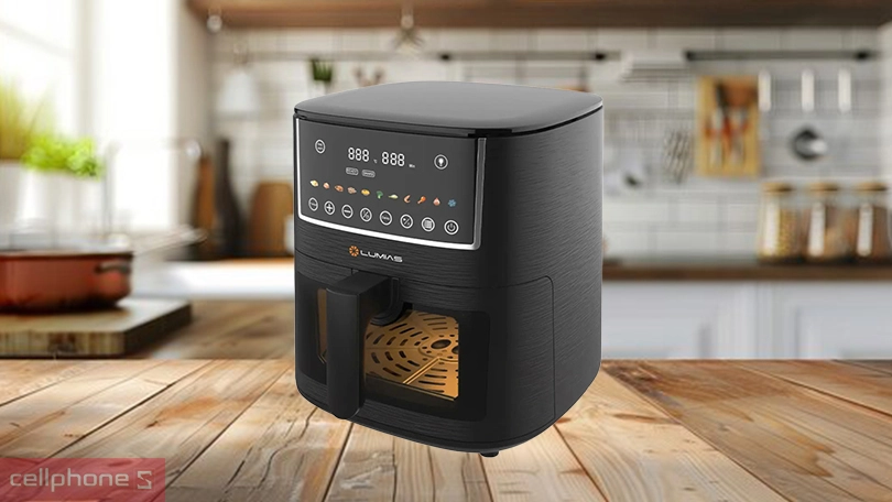 Công suất và dung tích của nồi chiên không dầu Lumias MF721650