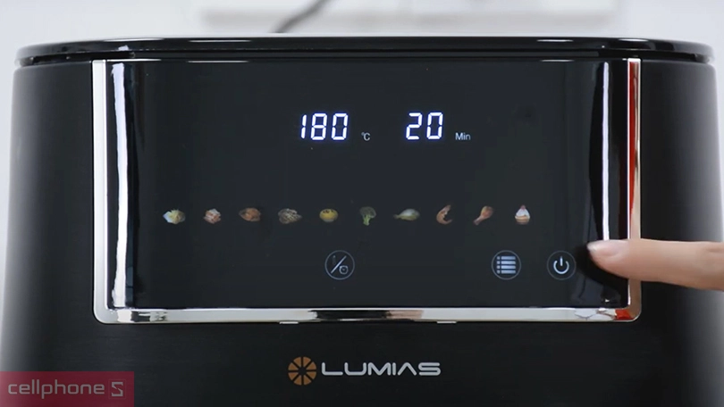 Hướng dẫn sử dụng nồi chiên không dầu Lumias MF721650