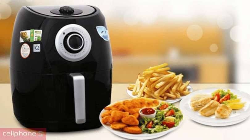 Nồi chiên không dầu bằng cơ