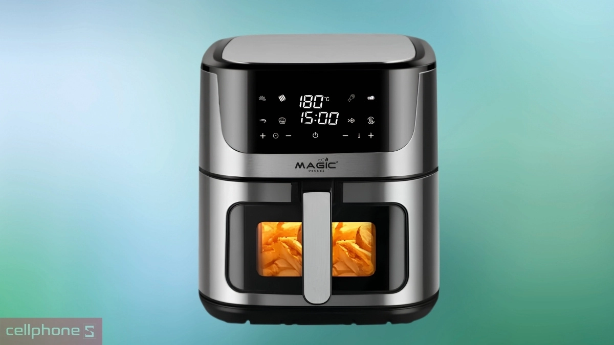 Công suất 1800W mạnh mẽ của Nồi chiên không dầu Magic ECO AC-129
