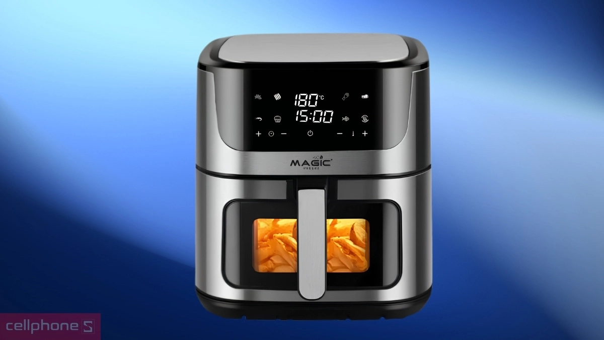 Dung tích 8L rộng rãi của Nồi chiên không dầu Magic ECO AC-129