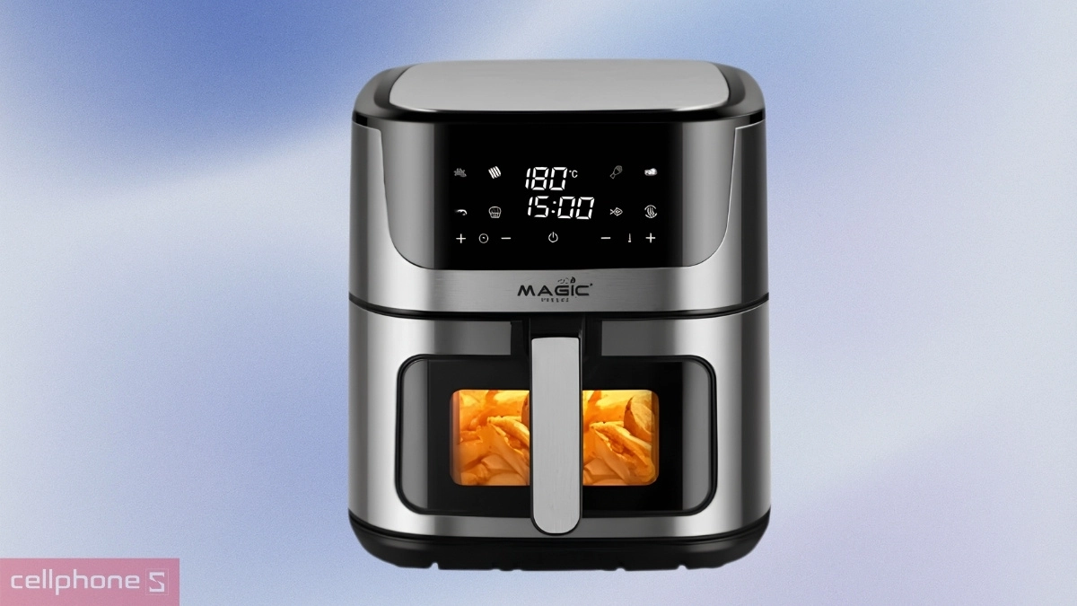Vỉ chiên tháo rời tiện lợi của Nồi chiên không dầu Magic ECO AC-129
