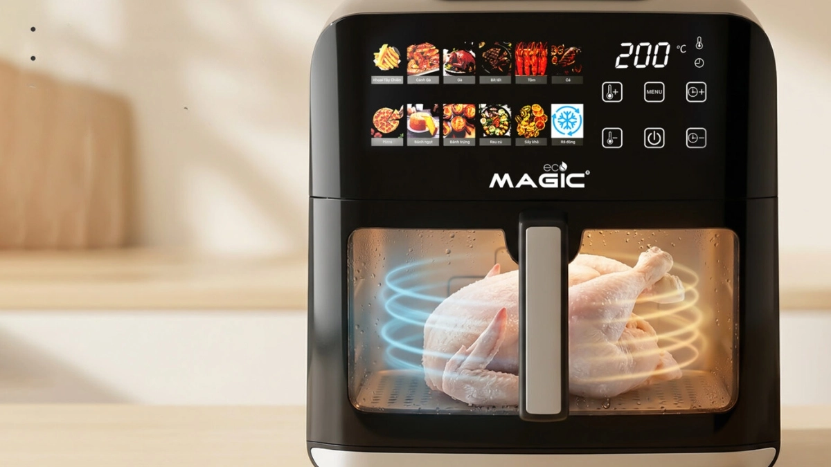 Các chế độ nấu nồi chiên không dầu MAGIC Eco AC-162