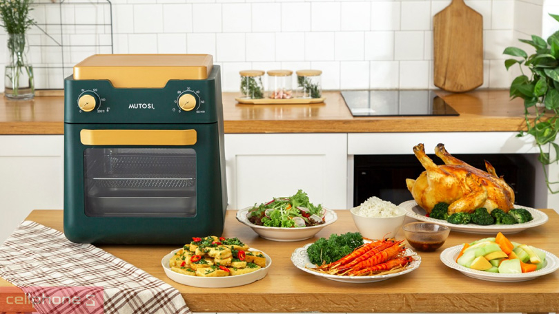 Thiết kế nồi chiên không dầu Mutosi