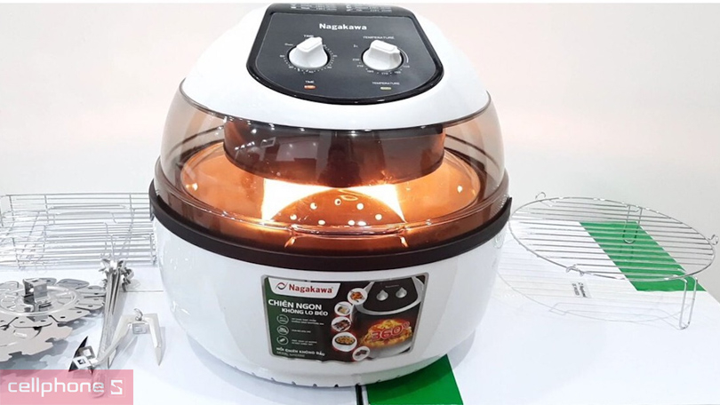 Một số các ưu điểm nổi trội của nồi chiên không dầu Nagakawa