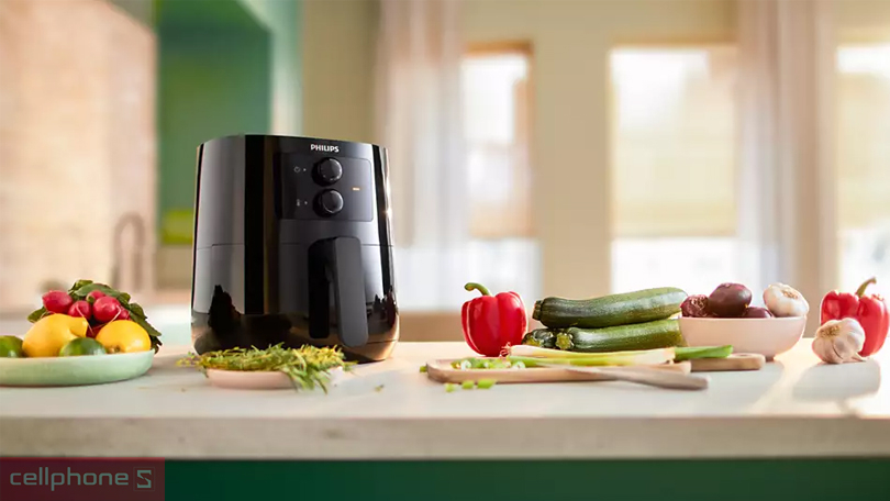 Vì sao nên chọn mua nồi chiên không dầu 4.1 lít Philips HD9200/90?
