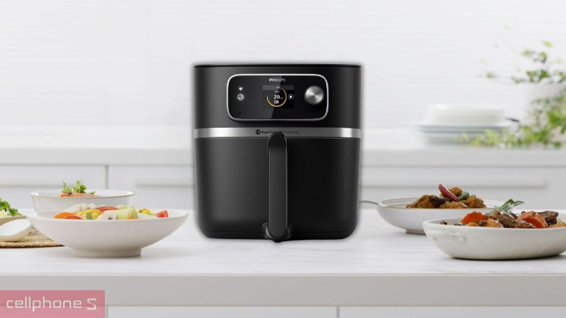 Vì sao nên mua nồi chiên không dầu 8,3L Philips HD9880/90?