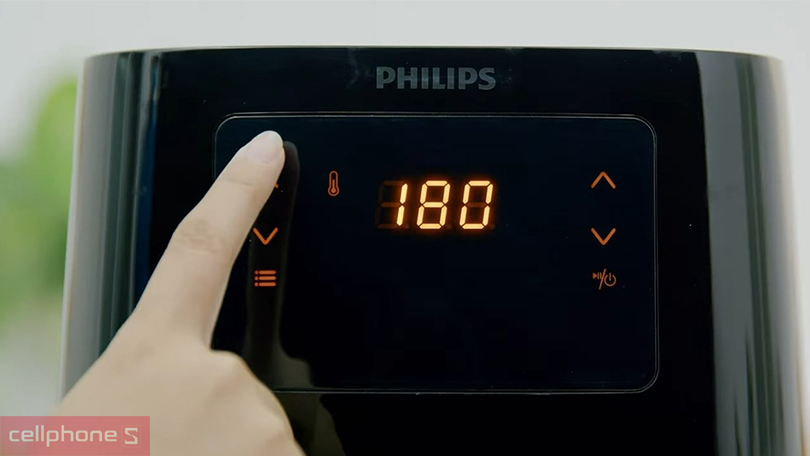 Cách chiên nướng bằng nồi chiên không dầu Philips 4.1 lít HD9252/90 chi tiết cho người mới