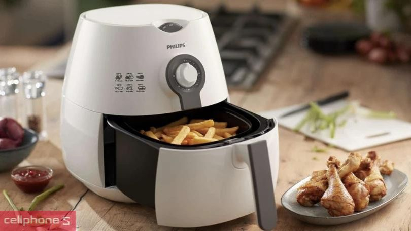 dung tích nồi chiên Philips từ 1,5 - 3 lít Từ 1- 3,5 lít