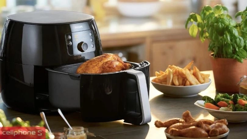 Nồi chiên ko dầu Philips dung tích 5 lít Nồi chiên không dầu Philip 5 lít