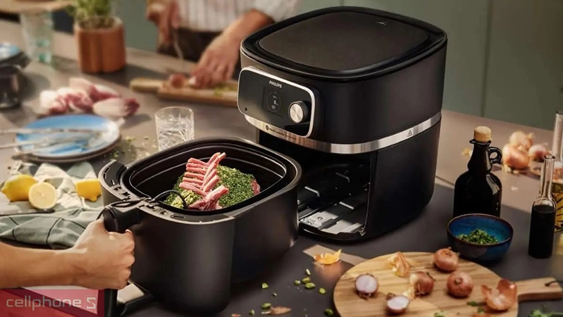 Nồi chiên không dầu Philips HD9880/90 8.3 lít