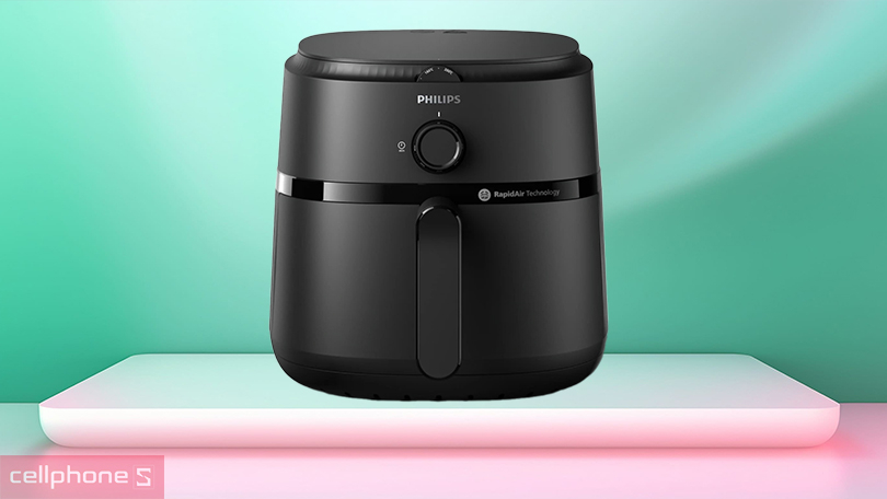 Thiết kế, chế độ nấu và hẹn giờ của nồi chiên không dầu Philips NA130/30
