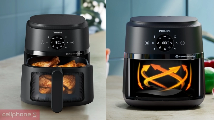 Nồi chiên không dầu Philips NA220/00 4.2L