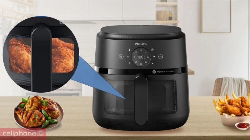 Nồi chiên không dầu Philips NA220/00 4.2L – Nồi chiên lý tưởng cho gia đình