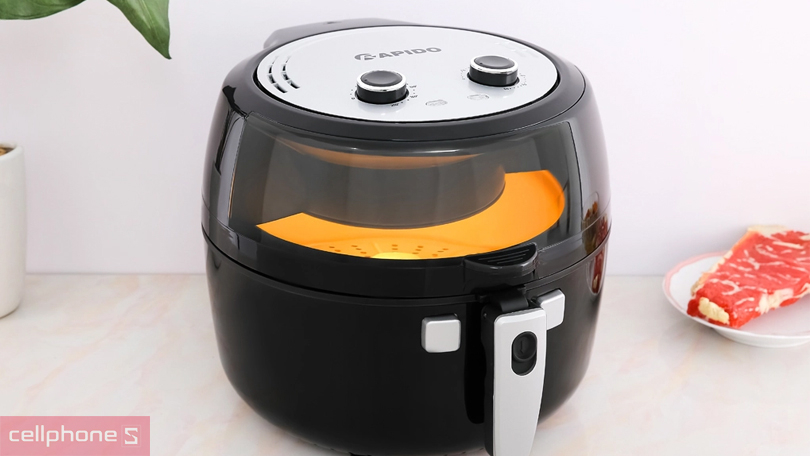 Cấu tạo nồi chiên Rapido gồm những gì?