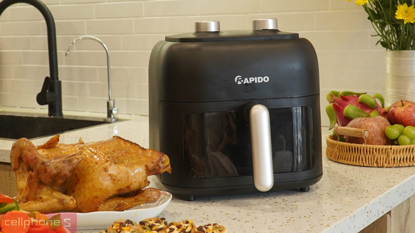 Lưu ý khi dùng nồi chiên không dầu Rapido